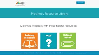 Prophecy Resource Library - APS