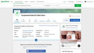 Working at Proponent Federal Credit Union | Glassdoor