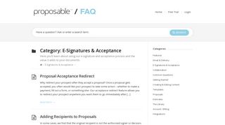 E-Signatures & Acceptance – Proposable FAQ