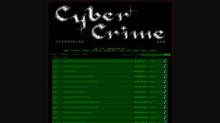 CyberCrime Tracker
