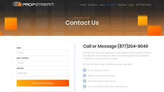 Contact - PropStream