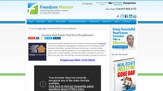 Greatest Real Estate Tool Ever (PropStream) | Freedom Mentor