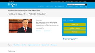 Products - ProQuest Dialog® — Patents Collection