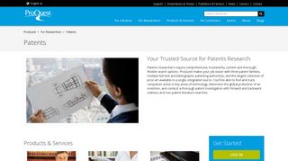 ProQuest - Patents