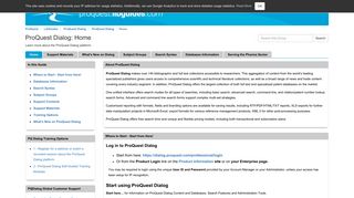 Home - ProQuest Dialog - LibGuides at ProQuest