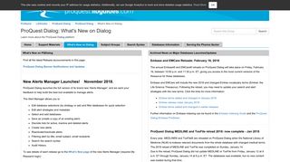What's New on Dialog - ProQuest Dialog - LibGuides at ProQuest