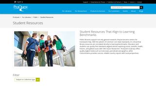 ProQuest - Student Resources