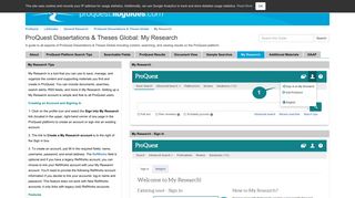My Research - ProQuest Dissertations & Theses Global - LibGuides at ...