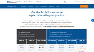 Professional Tax Software: ProSeries | Intuit - Intuit ProConnect