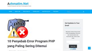 10 Penyebab Error Program PHP yang Paling Sering Ditemui ...