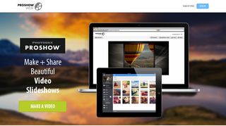 ProShow Web - Make + Share Professional Video Slideshows - Sign ...