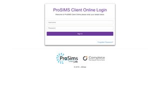 Login - ProSIMS Client Online - Complete Nursing