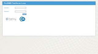 ProSIMS TimeOnline Login