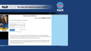 PADI Pros' Site