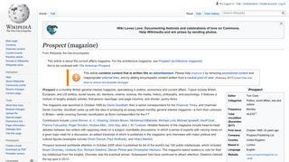 Prospect (magazine) - Wikipedia