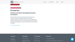 Prospectus | Optimus Education