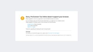ProConnect Tax Online | Login