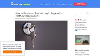 How To Password Protect Login Page With HTTP Authentication?