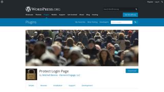 Protect Login Page | WordPress.org