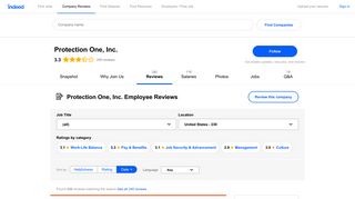 Protection One, Inc. Employee Reviews - Indeed