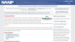 Protective Life at the Highest Commissions - Guaranteed - NAAIP