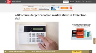 ADT secures larger Canadian market share in Protectron deal - The ...