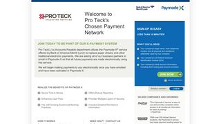 Pro Teck Chooses Paymode-X