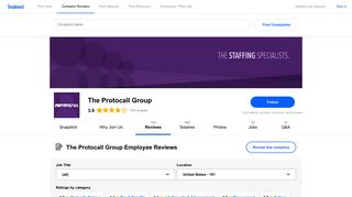 Working at The Protocall Group: 101 Reviews | Indeed.com