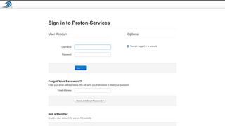 Sign in to Proton-Services - Proton-Services :: Login