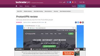 ProtonVPN review | TechRadar