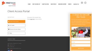 Client Access Portal - Protrade United