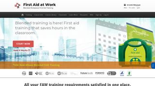 First Aid at Work (FAW) Online & Blended Training Course ...