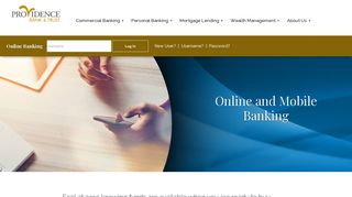 Online & Mobile Banking Providence Bank & Trust