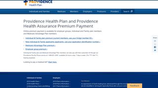 Premium Pay - Providence Health Plan
