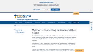 MyChart - Connecting patients and their health | Providence Oregon