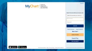 MyChart - Your secure online health connection - MyChart - Login Page