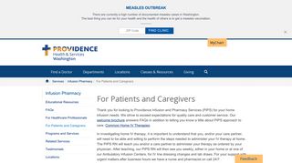 For Patients and Caregivers | Providence Washington