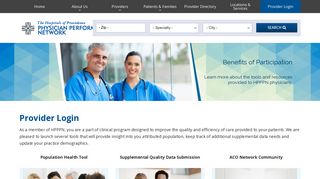 Provider Login | Hospitals of Providence Physician Performance ...