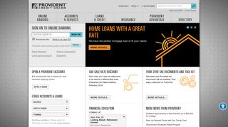 Online Banking - Provident Credit Union