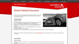 Motor Vehicle Insurance (MVI) - Provident Insurance