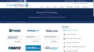 Hotel API Providers - TravelOTAs
