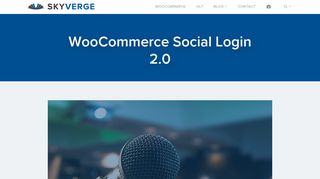 WooCommerce Social Login 2.0 - SkyVerge