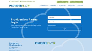 Partner Login - Providerflow
