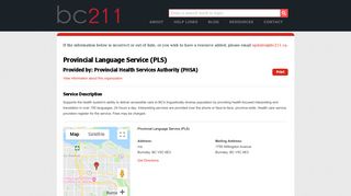 Provincial Language Service (PLS) - Provincial Health Services ...