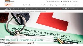 Provisional driving licence - when you can get it and what you need to ...