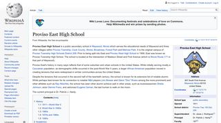 Proviso East High School - Wikipedia