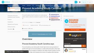 Provost Academy South Carolina | Schools | Noodle