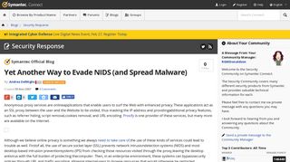 Yet Another Way to Evade NIDS (and Spread Malware) | Symantec ...
