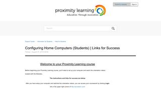 Configuring Home Computers (Students) | Links for Success – Support ...