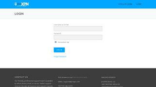 Login – Special ProXPN